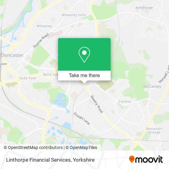 Linthorpe Financial Services map