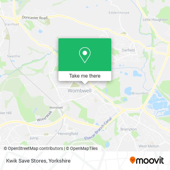 Kwik Save Stores map