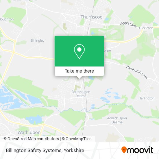 Billington Safety Systems map