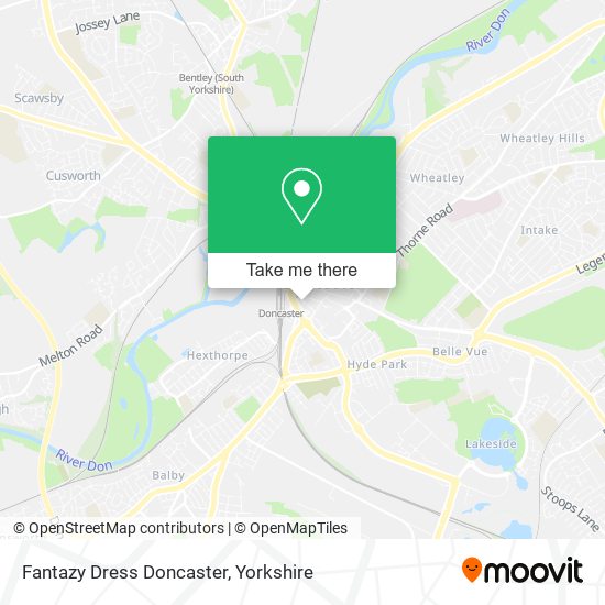 Fantazy Dress Doncaster map