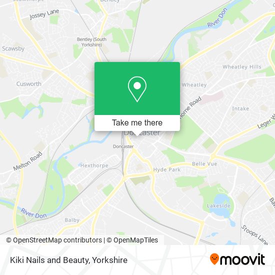 Kiki Nails and Beauty map
