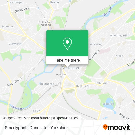 Smartypants Doncaster map