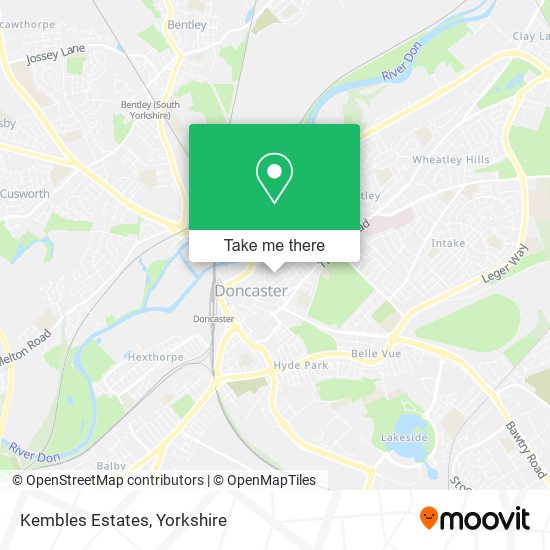 Kembles Estates map