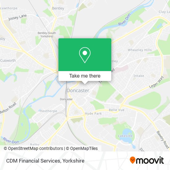 CDM Financial Services map