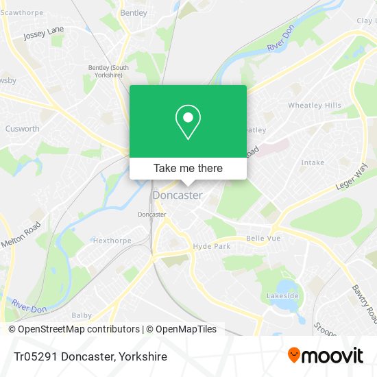 Tr05291 Doncaster map