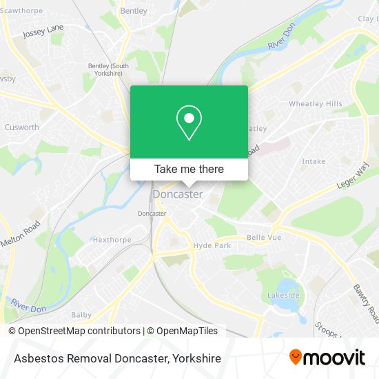 Asbestos Removal Doncaster map