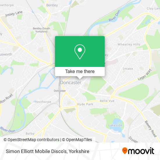 Simon Elliott Mobile Disco's map