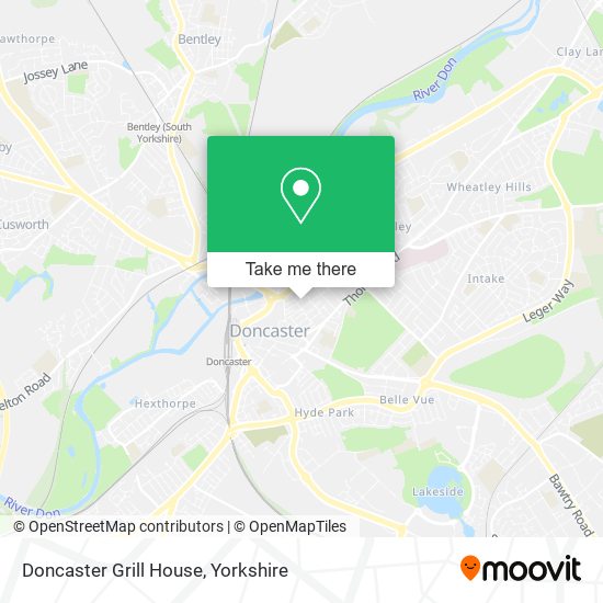 Doncaster Grill House map