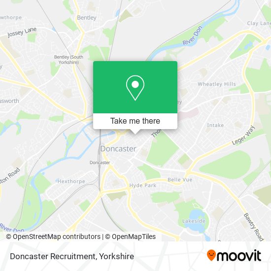 Doncaster Recruitment map