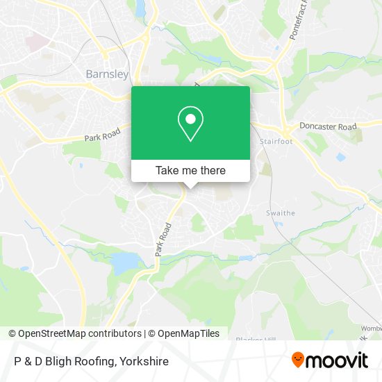 P & D Bligh Roofing map