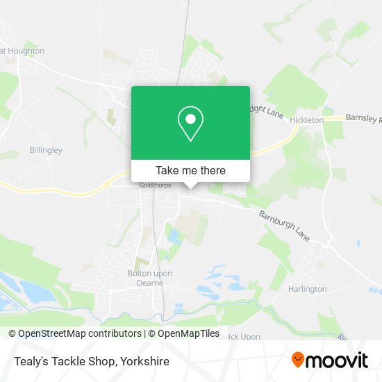 Tealy's Tackle Shop map