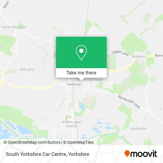 South Yorkshire Car Centre map