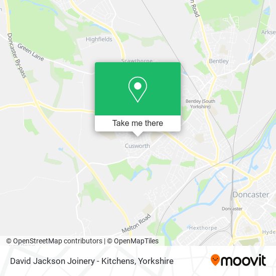 David Jackson Joinery - Kitchens map