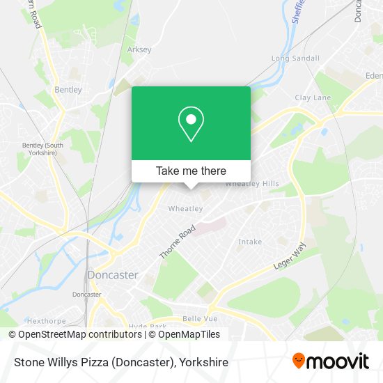 Stone Willys Pizza (Doncaster) map