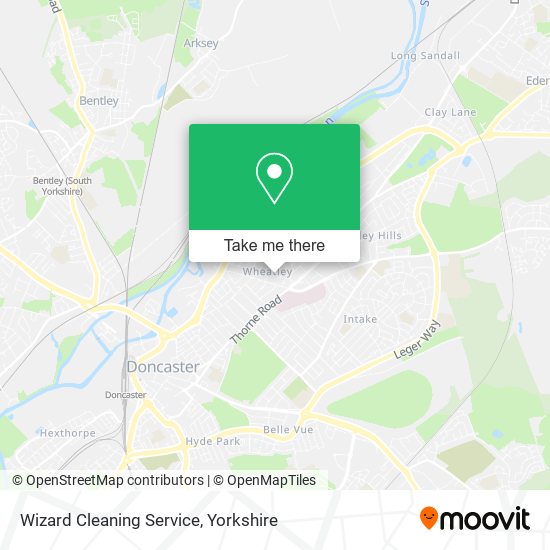 Wizard Cleaning Service map