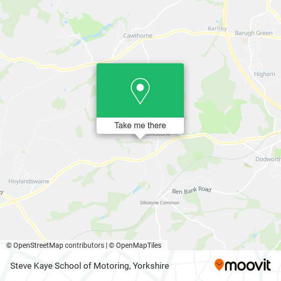 Steve Kaye School of Motoring map