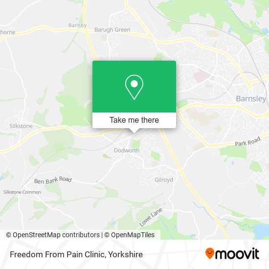 Freedom From Pain Clinic map