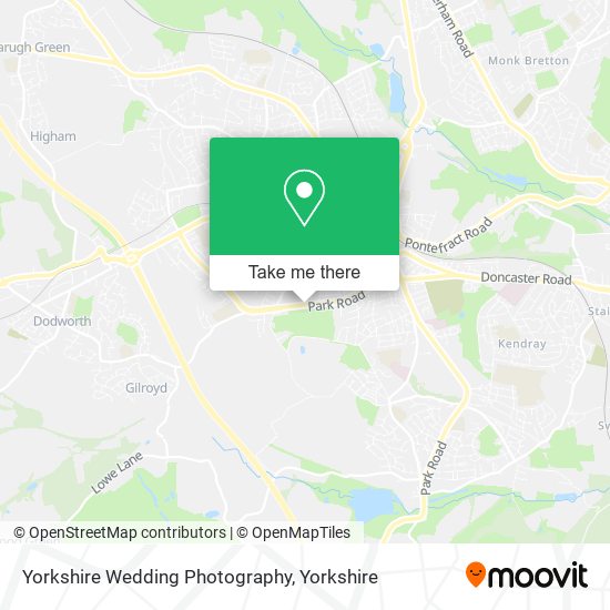 Yorkshire Wedding Photography map
