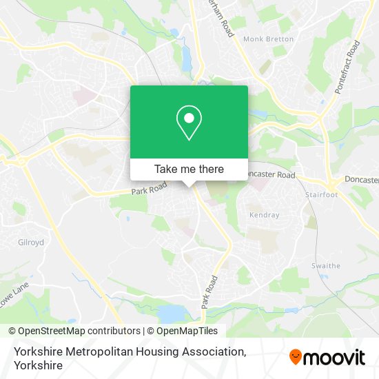 Yorkshire Metropolitan Housing Association map