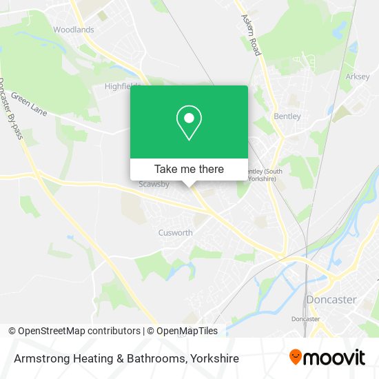 Armstrong Heating & Bathrooms map