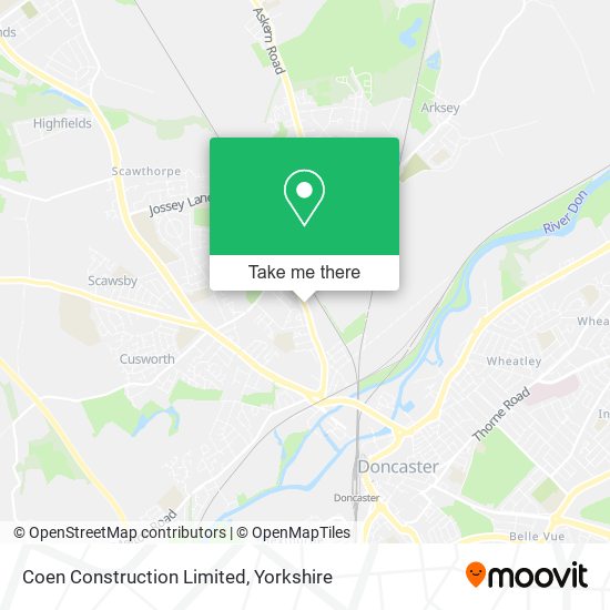 Coen Construction Limited map