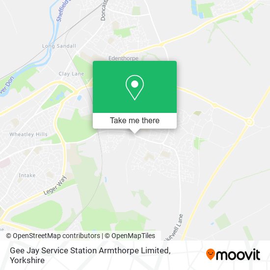 Gee Jay Service Station Armthorpe Limited map