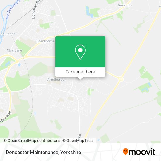 Doncaster Maintenance map