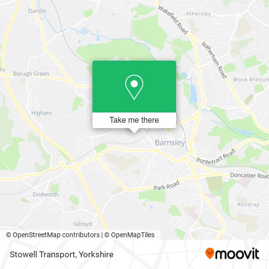 Stowell Transport map