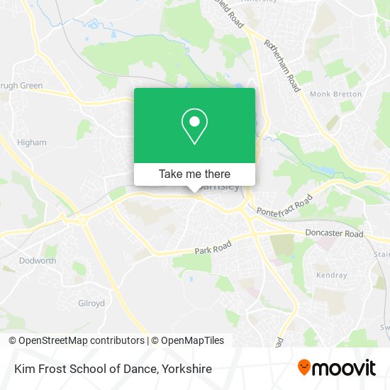 Kim Frost School of Dance map