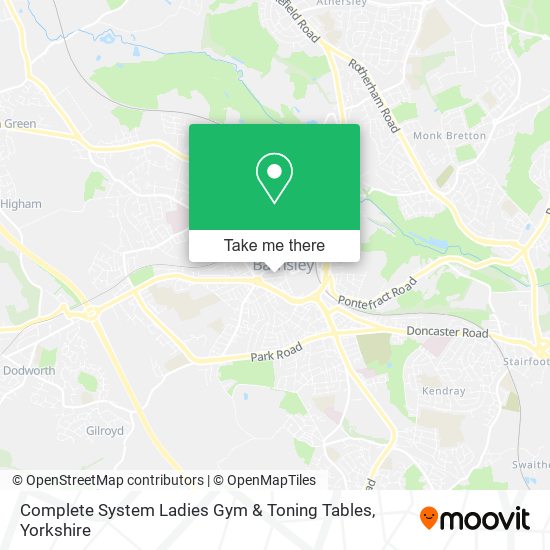 Complete System Ladies Gym & Toning Tables map
