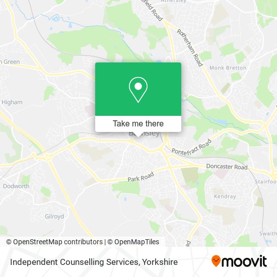 Independent Counselling Services map