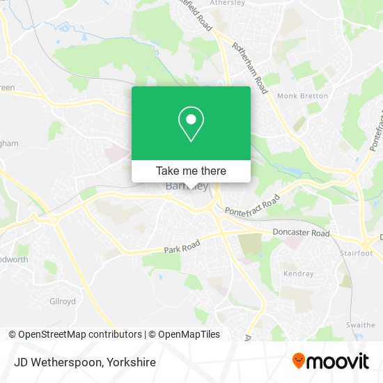 JD Wetherspoon map