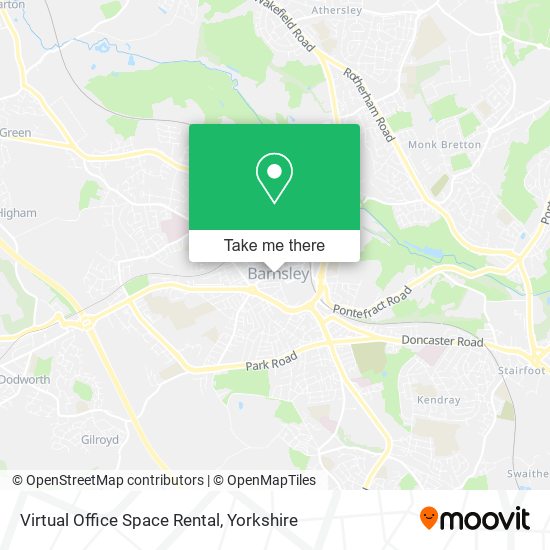 Virtual Office Space Rental map