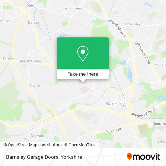 Barnsley Garage Doors map