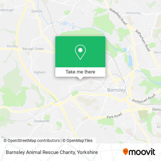 Barnsley Animal Rescue Charity map