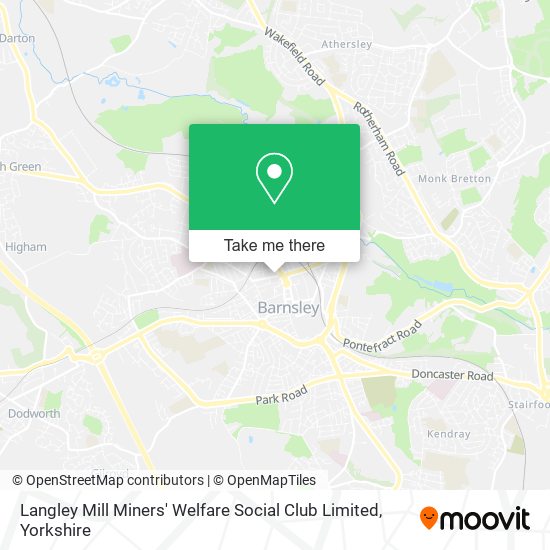 Langley Mill Miners' Welfare Social Club Limited map