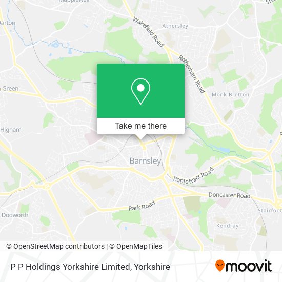 P P Holdings Yorkshire Limited map