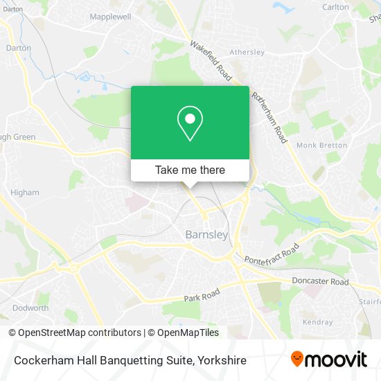 Cockerham Hall Banquetting Suite map