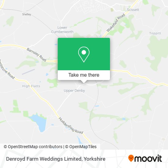 Denroyd Farm Weddings Limited map