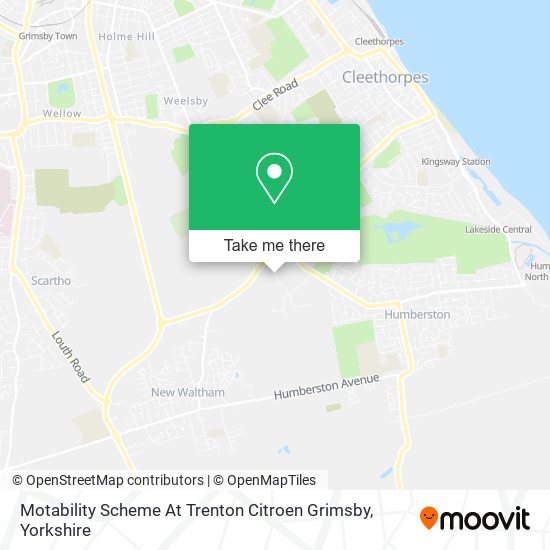 Motability Scheme At Trenton Citroen Grimsby map