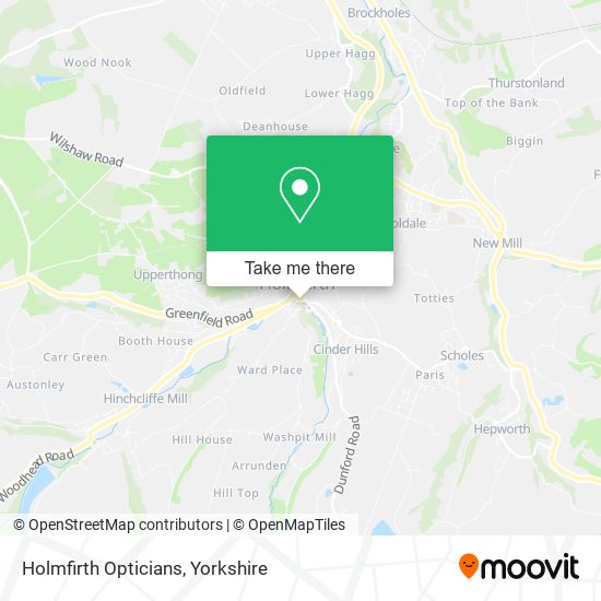 Holmfirth Opticians map