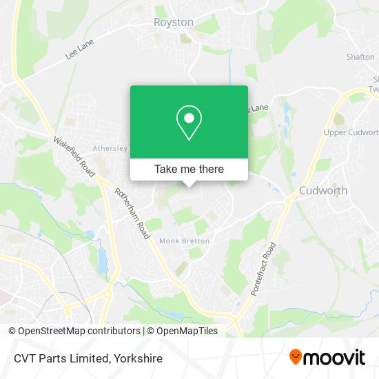 CVT Parts Limited map