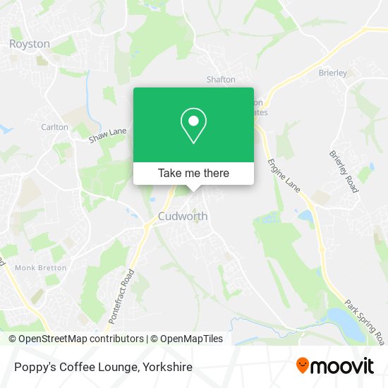 Poppy's Coffee Lounge map