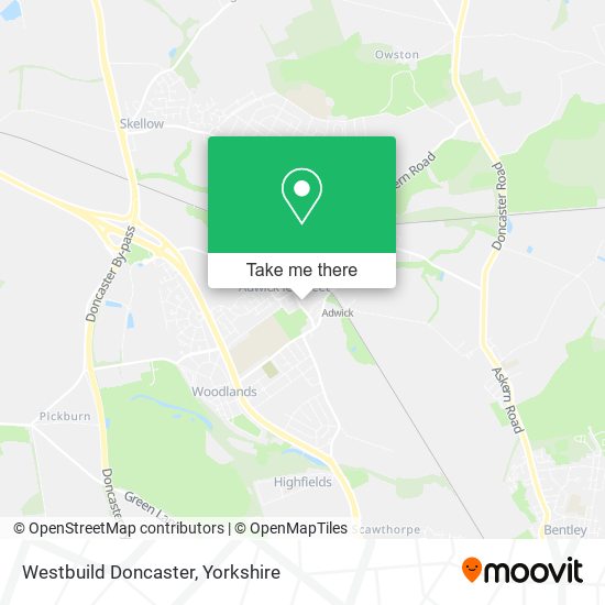 Westbuild Doncaster map