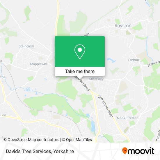 Davids Tree Services map