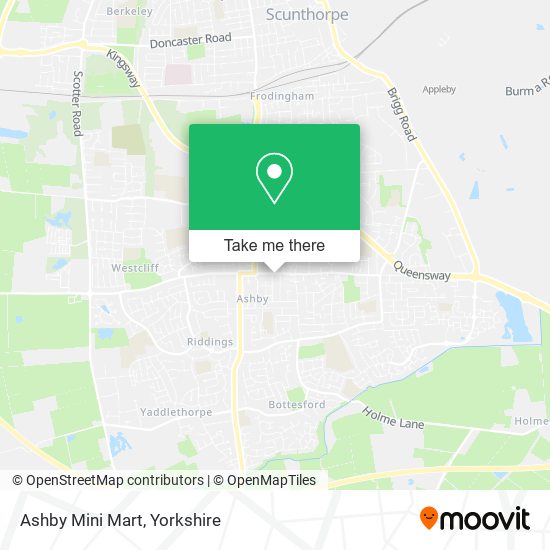 Ashby Mini Mart map