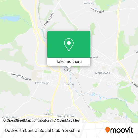 Dodworth Central Social Club map