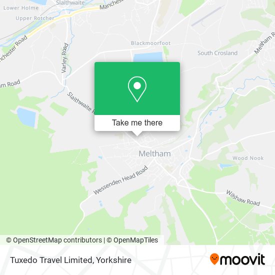 Tuxedo Travel Limited map