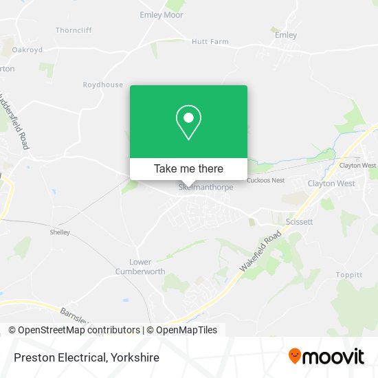 Preston Electrical map