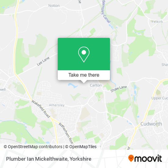 Plumber Ian Mickelthwaite map